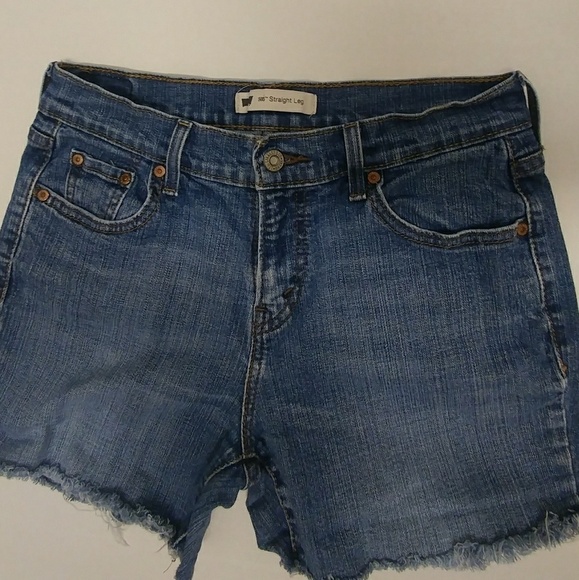 Vintage Levis 505 High Rise Cutoffs Y2k 90s 6 - Picture 3 of 7